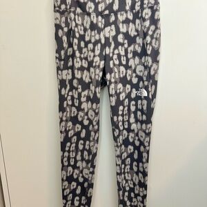 The North Face Kids Black and Gray Patterned Leggings
